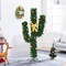 Artificial Cactus Christmas Tree with LED Lights Perfect for Holiday Season Decoration
